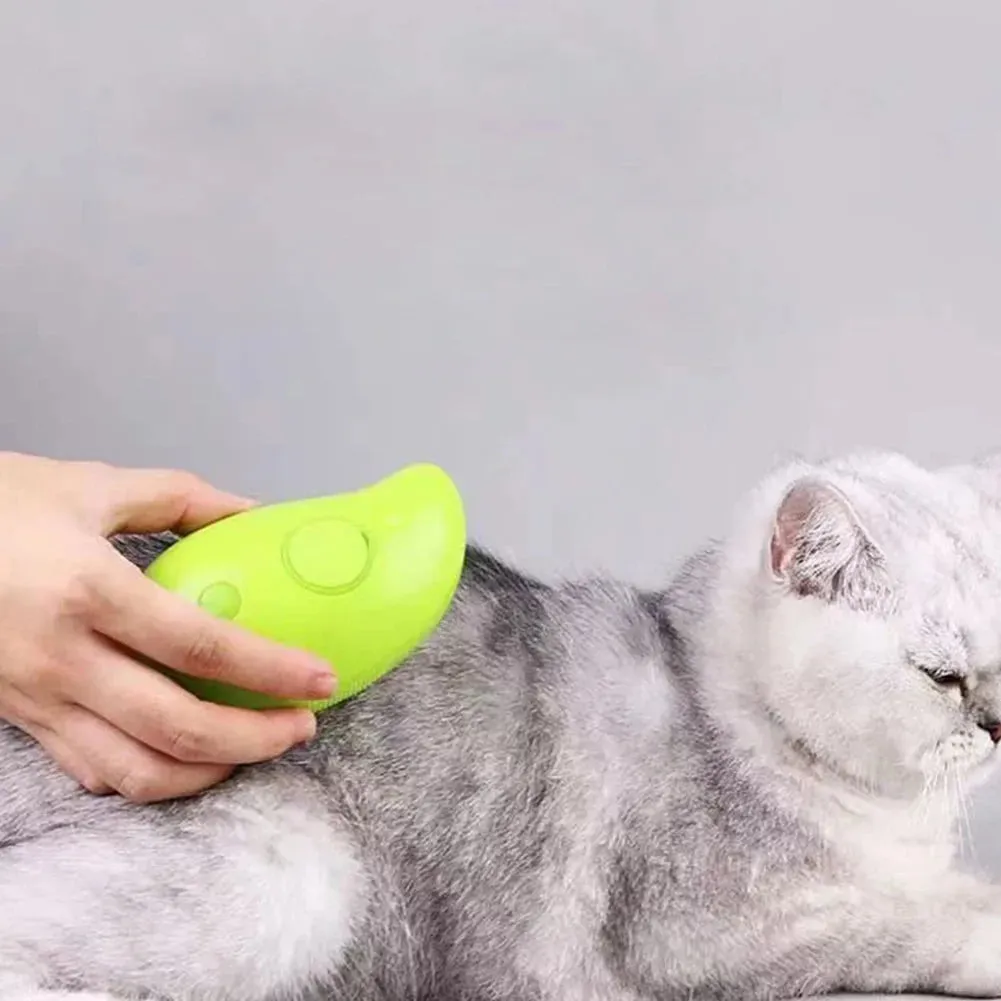 3-in-1 Pet Grooming Steam Brush