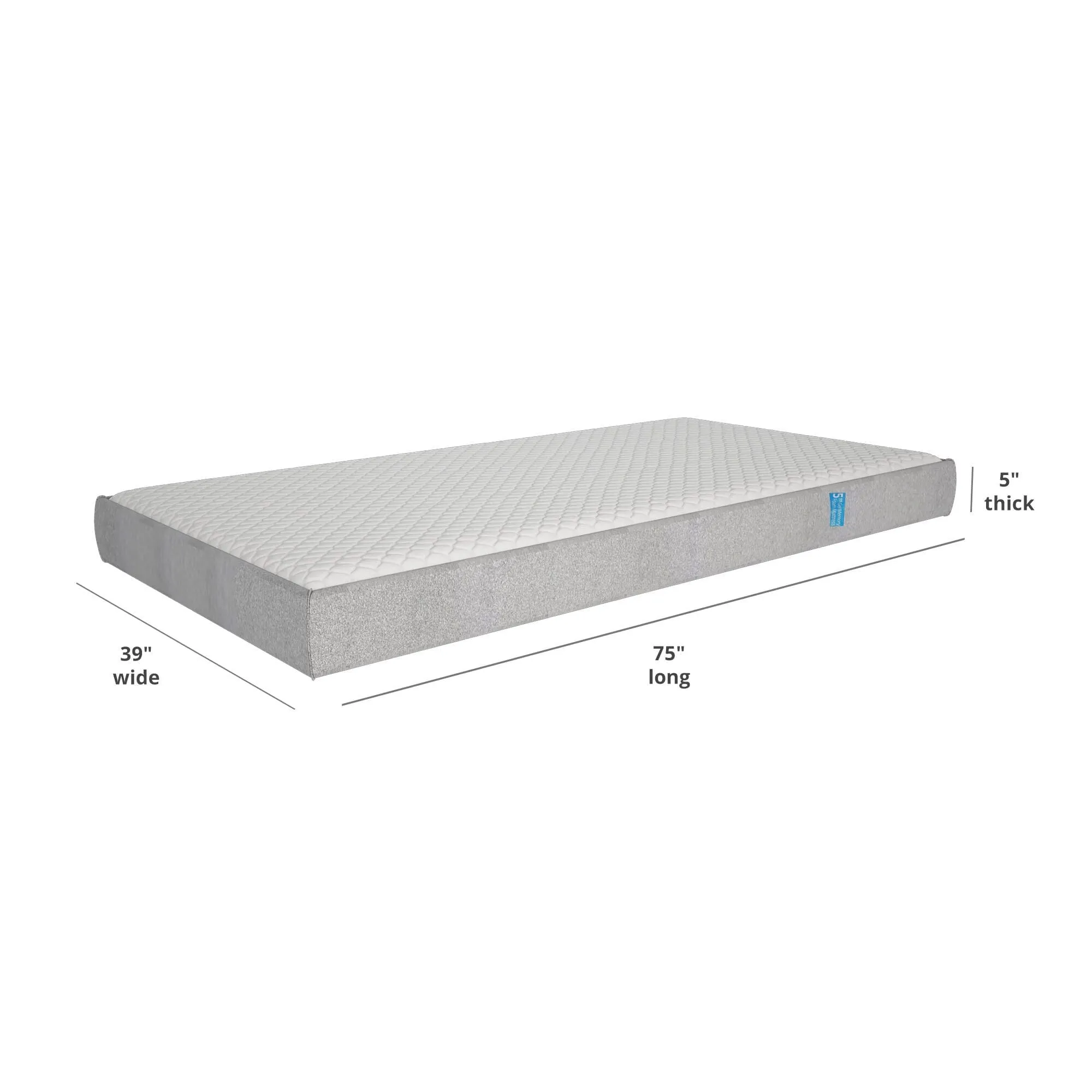 5-Inch Premium Twin Memory Foam Mattress