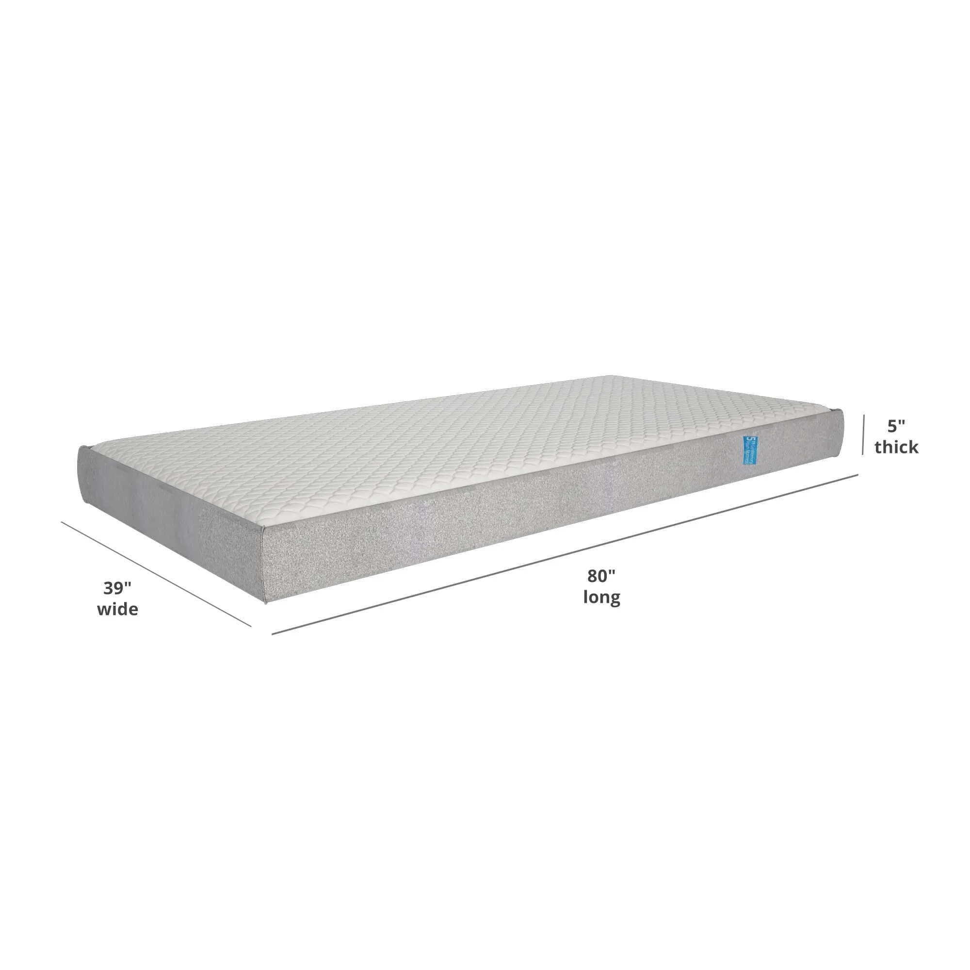 5-Inch Premium Twin XL Memory Foam Mattress