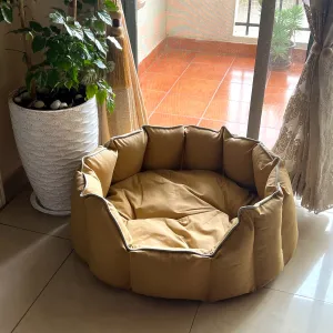 Acrylic Coated Dog Bed - Large - Bronze Mist