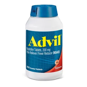 Advil Pain Reliever - Fever Reducer Coated Tablet. 200mg Ibuprofen (360 ct.)