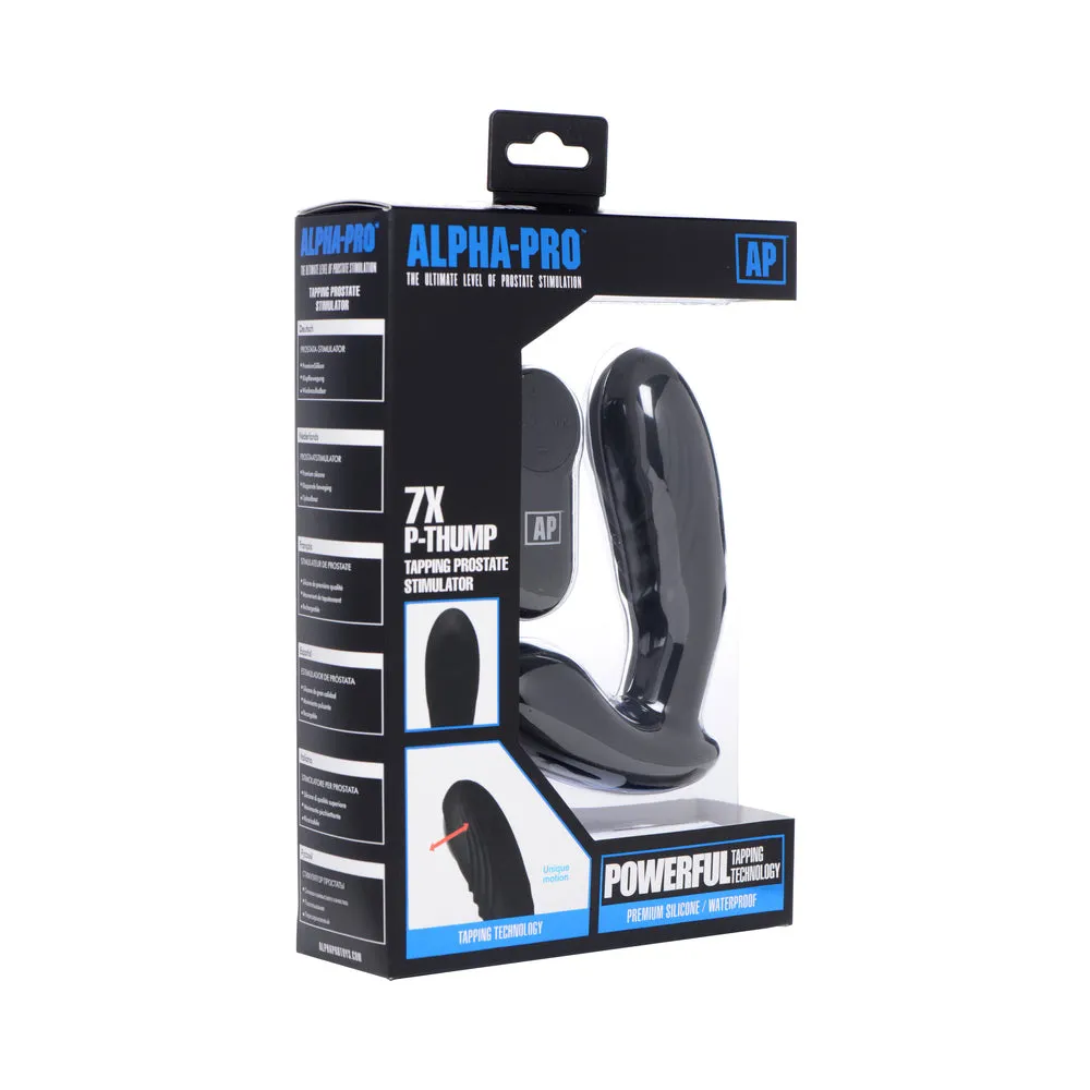 Alpha-Pro 7X P-Thump Tapping Prostate Vibe with Remote