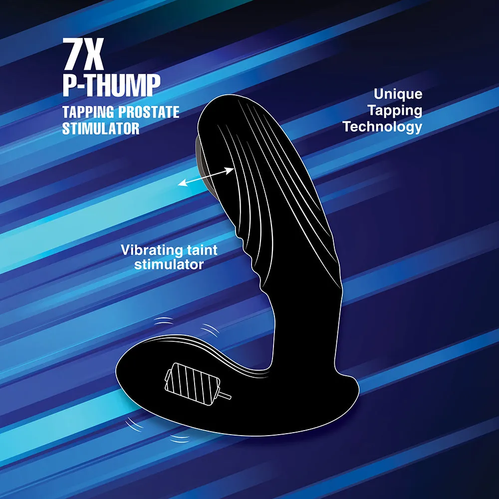 Alpha-Pro 7X P-Thump Tapping Prostate Vibe with Remote