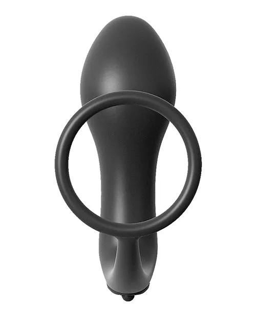 Anal Fantasy Collection Ass Gasm Vibrating Plug W/cockring