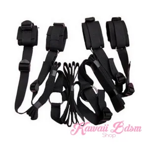 Beginner Black Bed Restraints