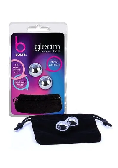 Blush B Yours Gleam Stainless Steel Kegel Balls