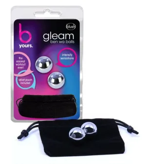 Blush B Yours Gleam Stainless Steel Kegel Balls