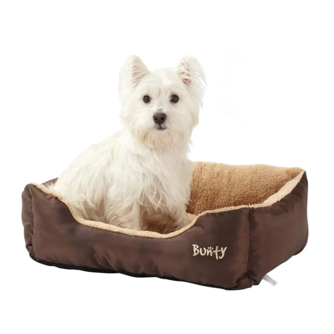 Bunty Deluxe Plush Dog Bed