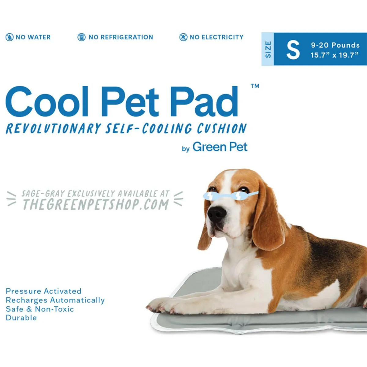 Cool Care Technologies Cool Pet Pad - XL/Sage Gray