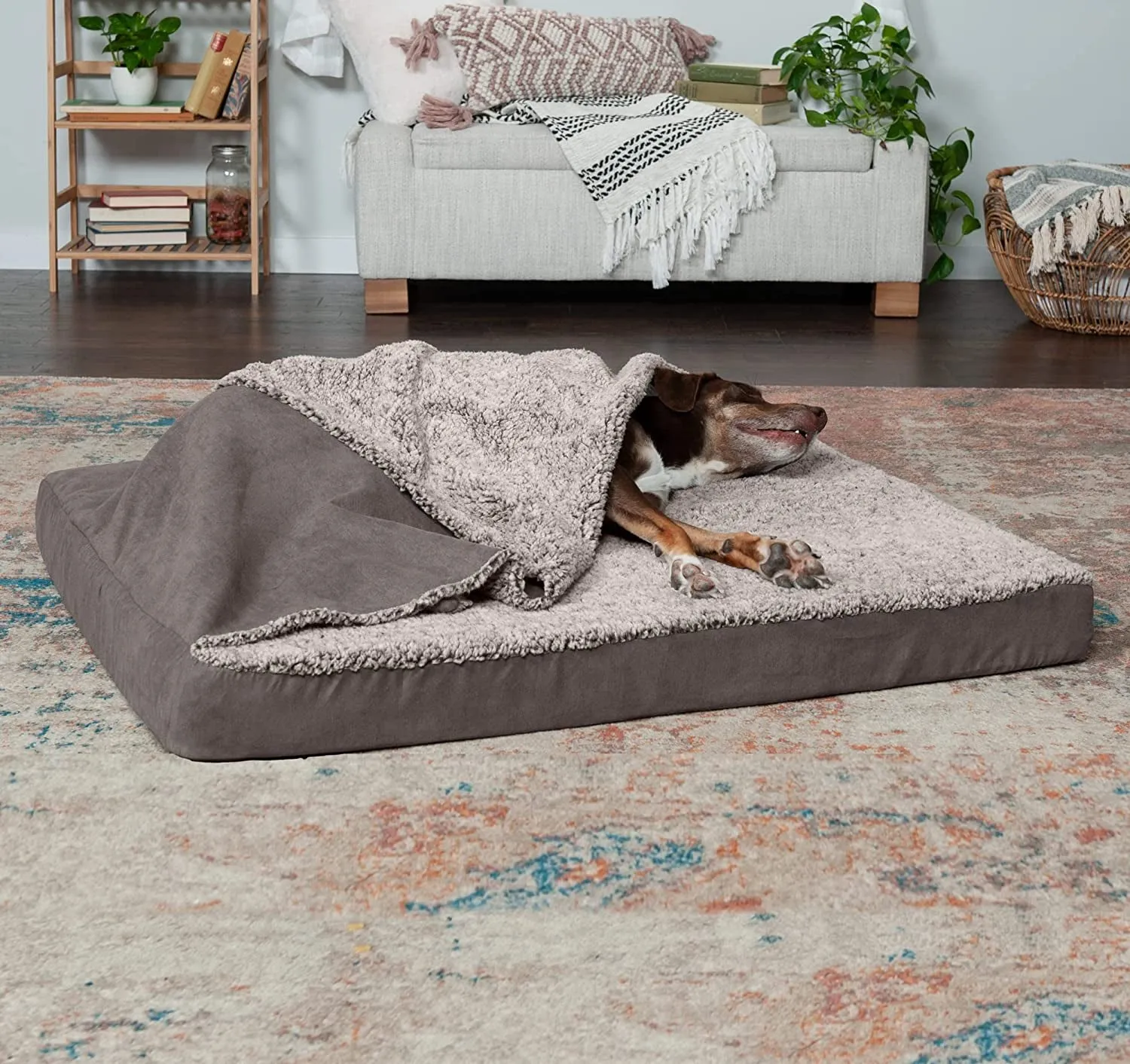 Cooling Gel Dog Bed f W/ Removable Washable Cover