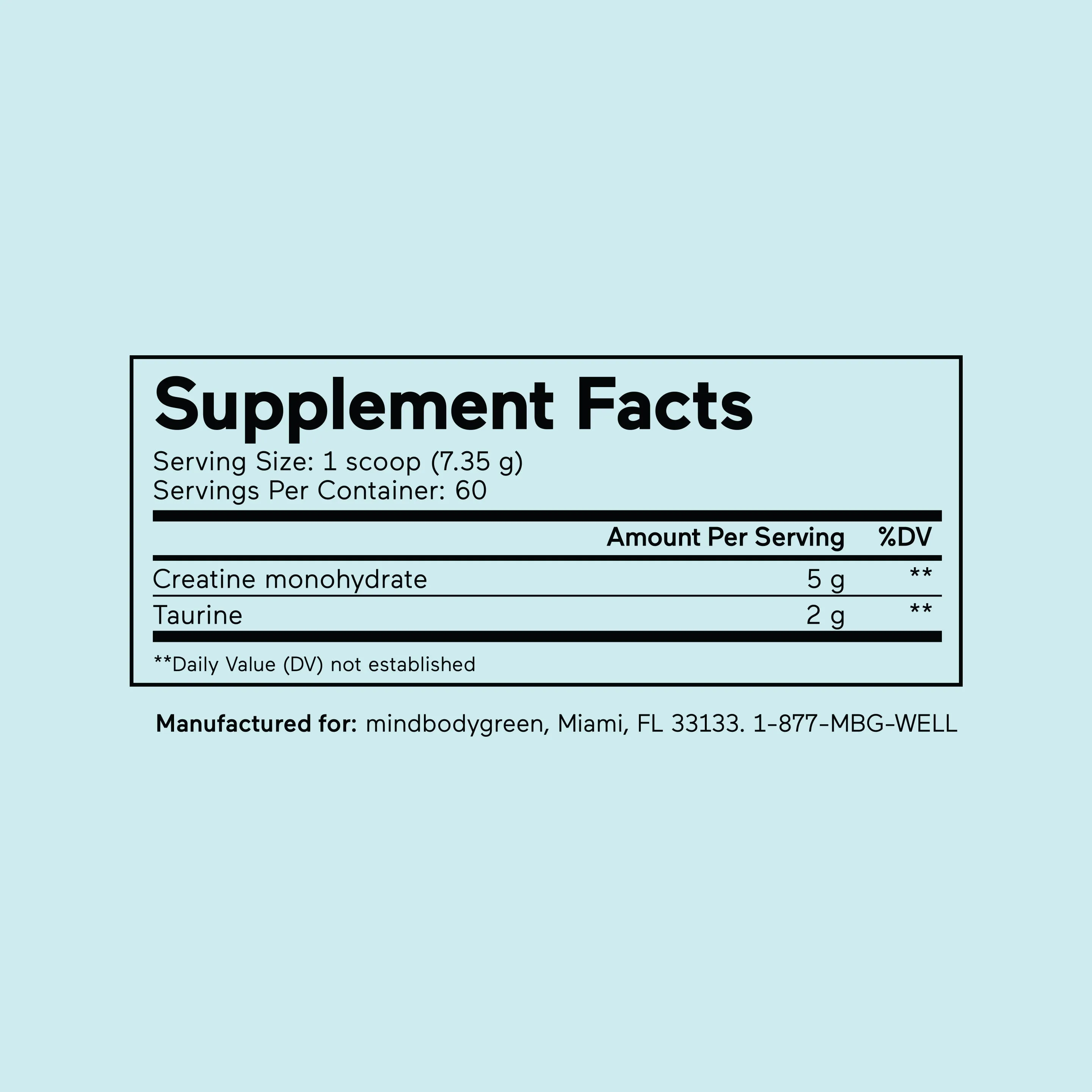 creatine  with taurine