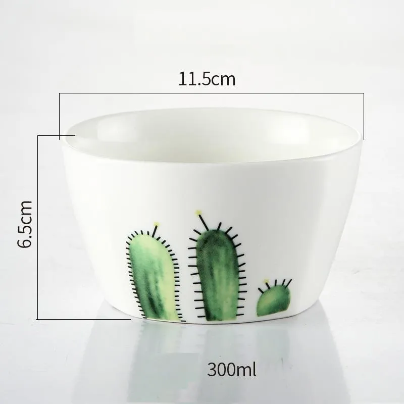 Creative rice bowl soup bowl home