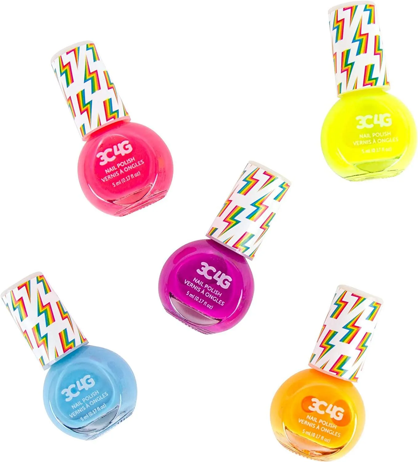 Danawares 3C4G Neon 5 Pack Nail Polish Set