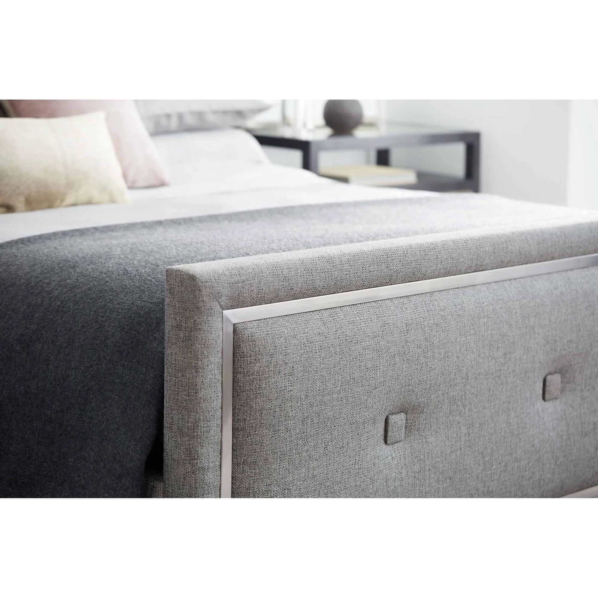 Decorage Upholstered Panel King Bed