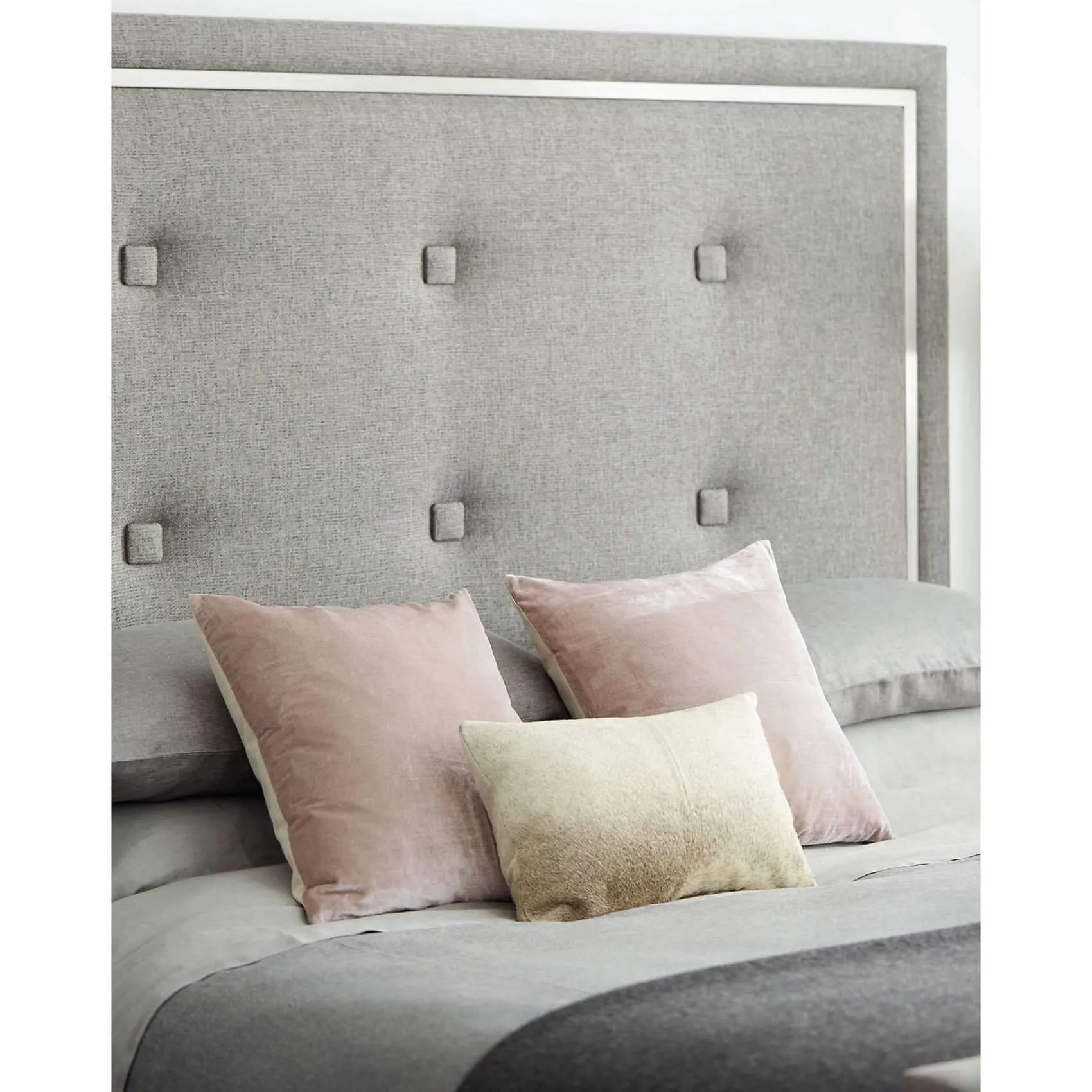 Decorage Upholstered Panel King Bed