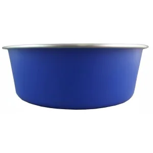 Delisio Design Stainless Steel Dog Bowl Blue Extra Large