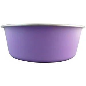 Delisio Design Stainless Steel Dog Bowl Purple Large