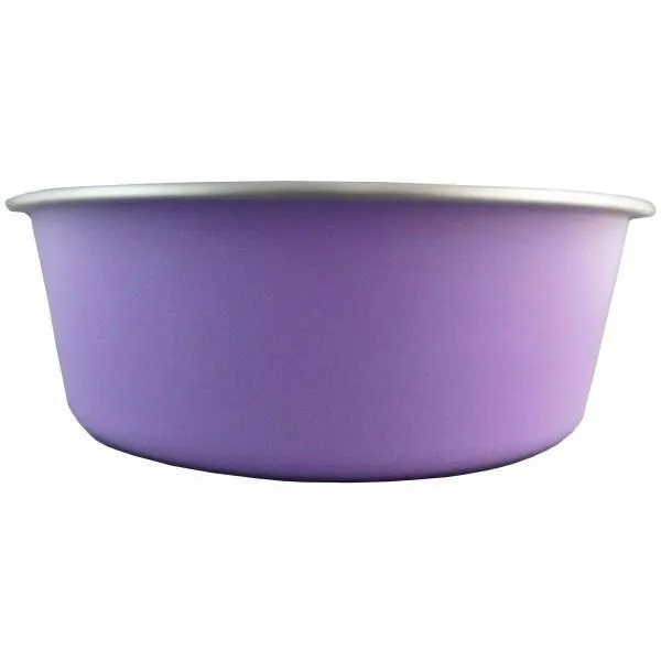 Delisio Design Stainless Steel Dog Bowl Purple Medium