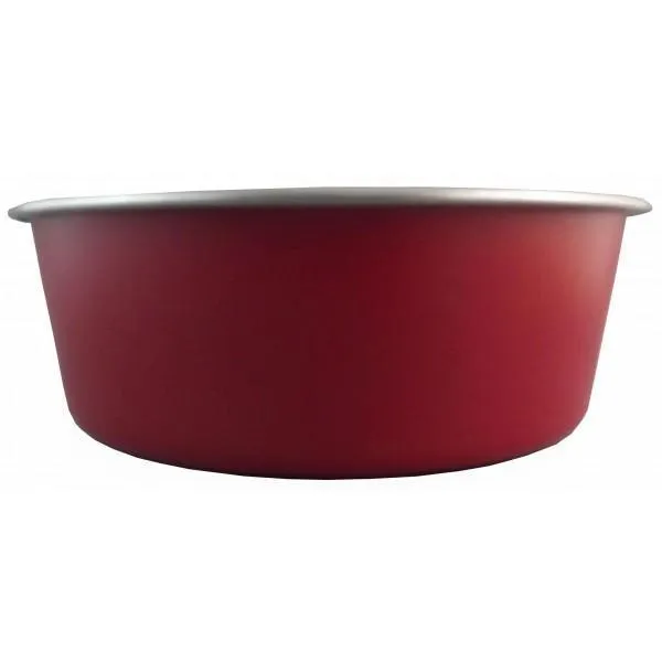 Delisio Design Stainless Steel Dog Bowl Red Large