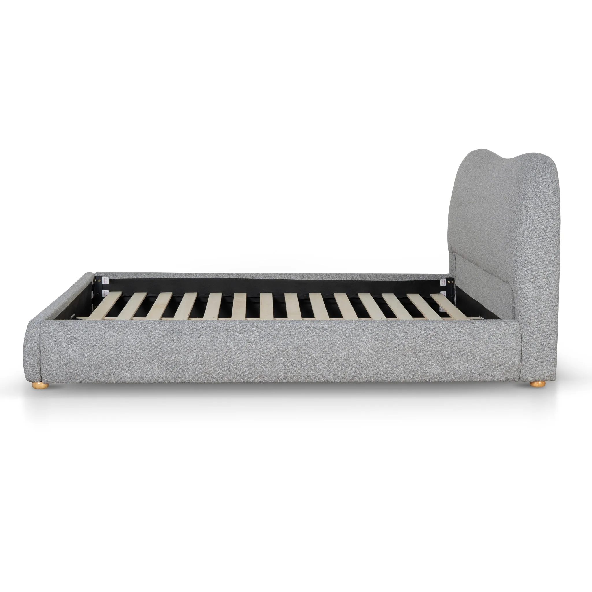 Diaz King Bed Frame - Storm Grey