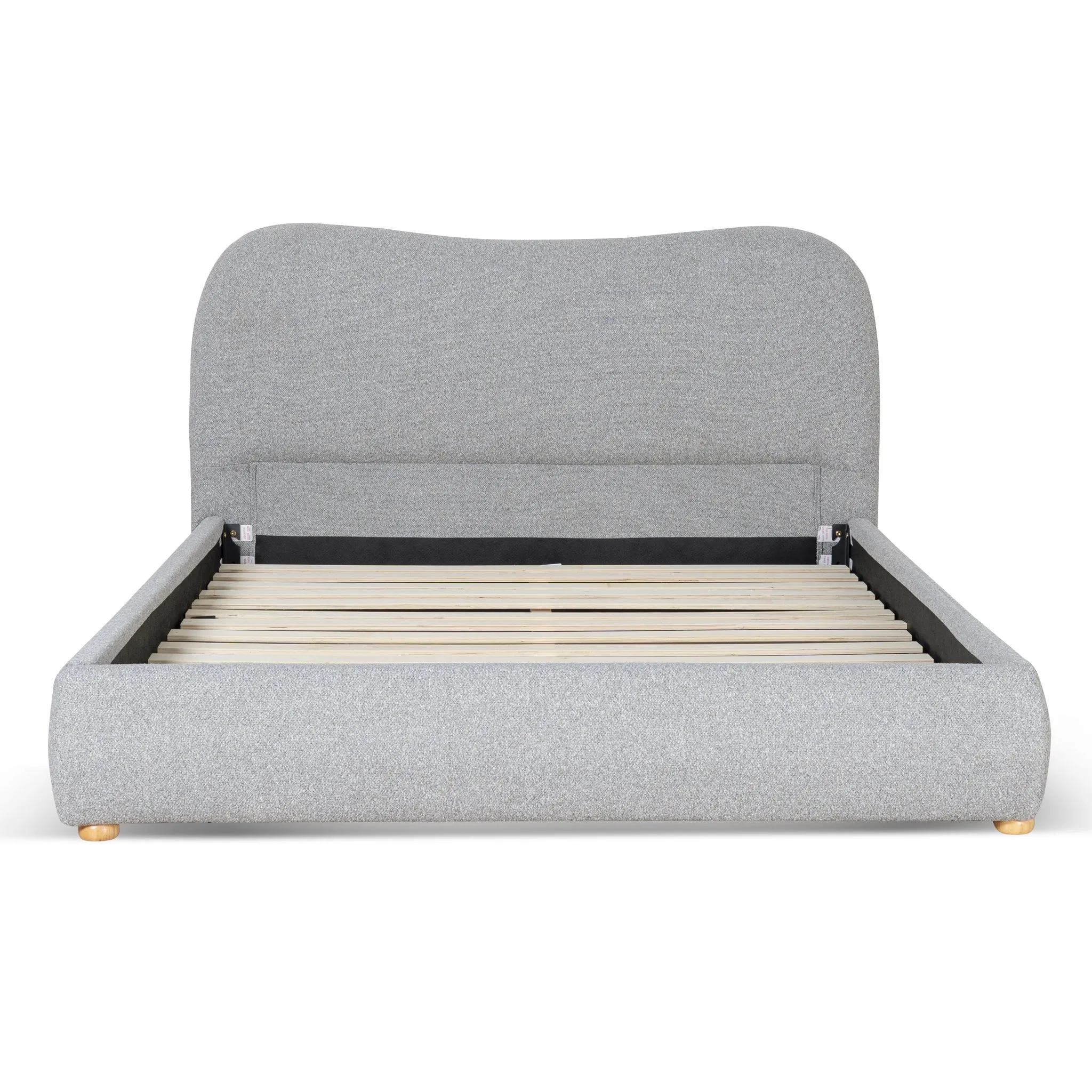 Diaz King Bed Frame - Storm Grey