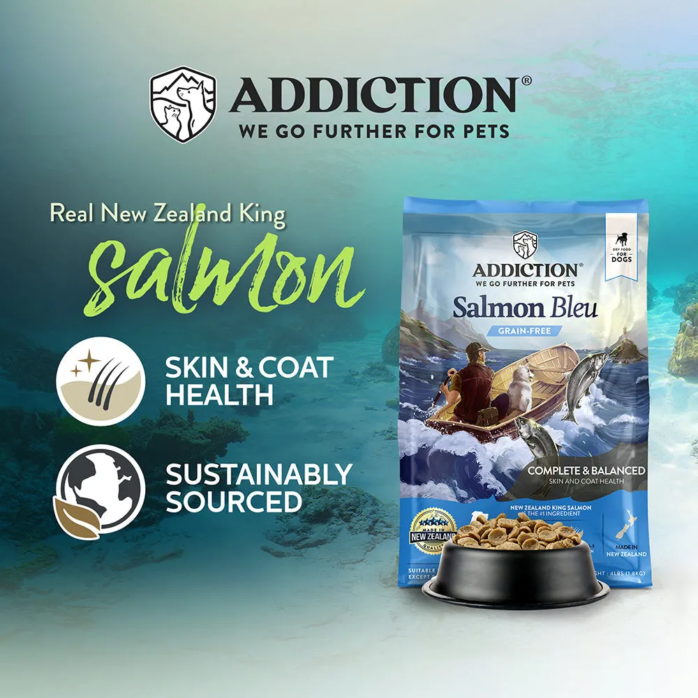 *DONATION TO LOVE THE VOICELESS* Addiction Dog Salmon Bleu 20lb