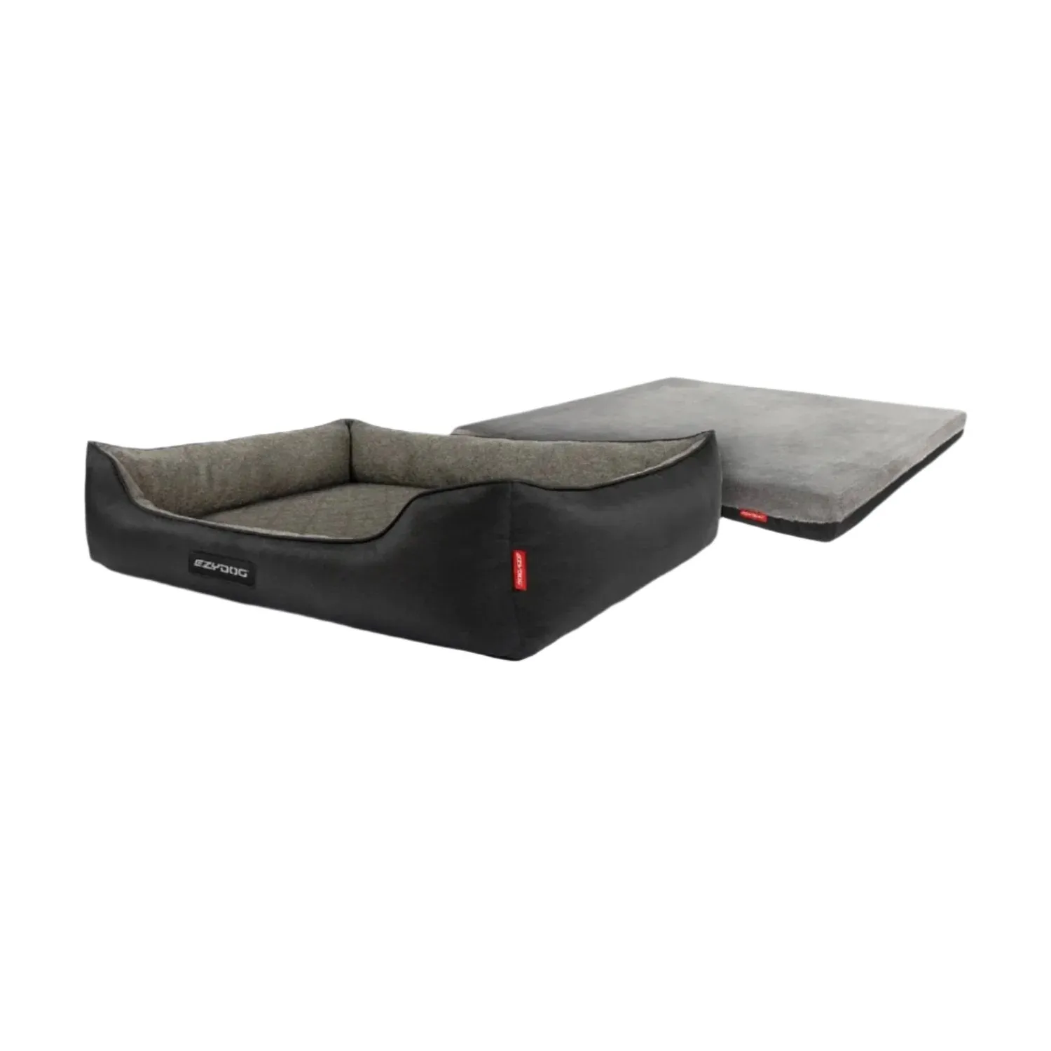 EzyDog 2 in 1 Ortho Smart Bed Charcoal / Black