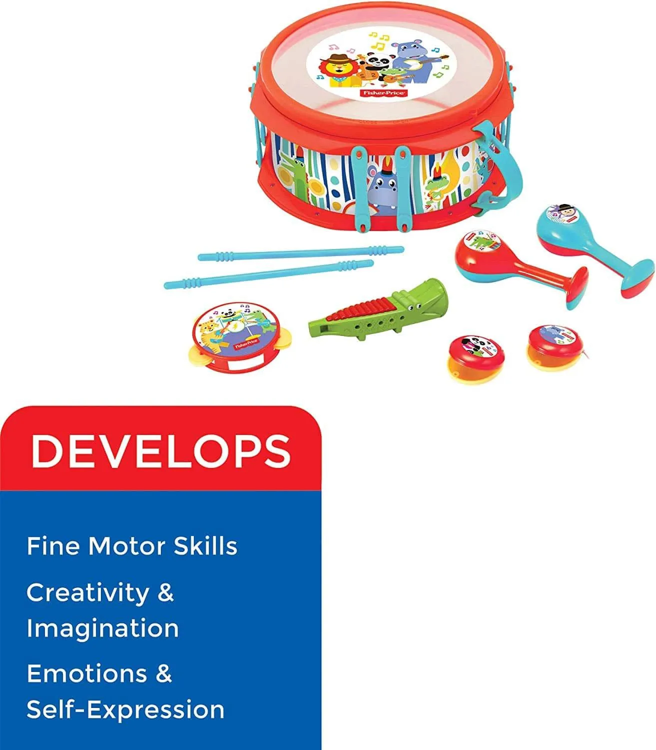 Fisher Price Marching Band Drum Set