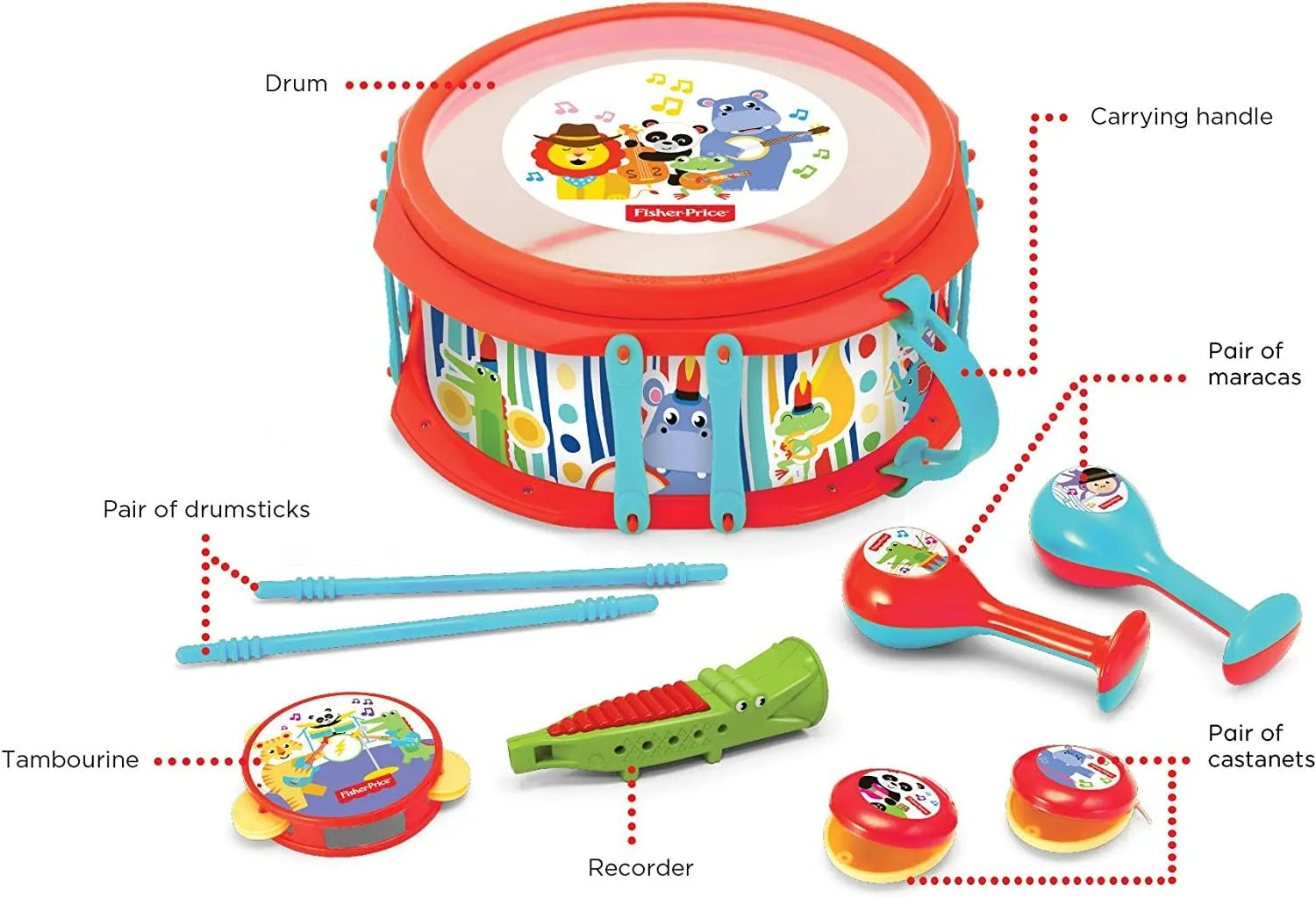 Fisher Price Marching Band Drum Set