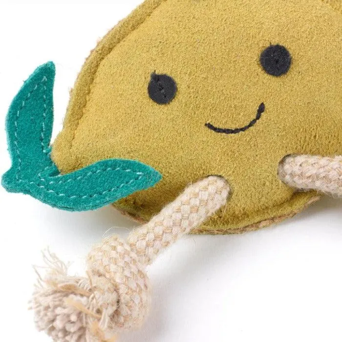 Green & Wilds | Eco Dog Toy - Libby the Lemon