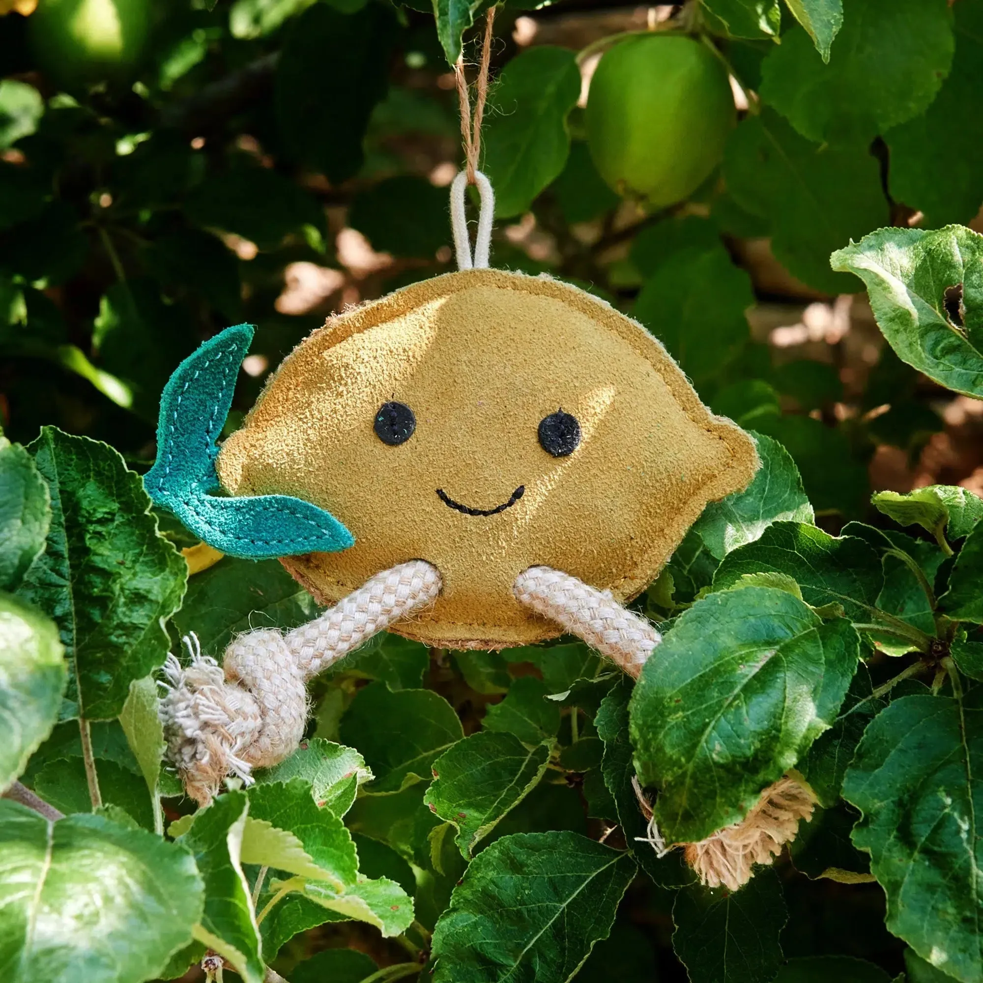 Green & Wilds | Eco Dog Toy - Libby the Lemon