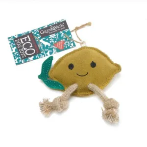 Green & Wilds | Eco Dog Toy - Libby the Lemon