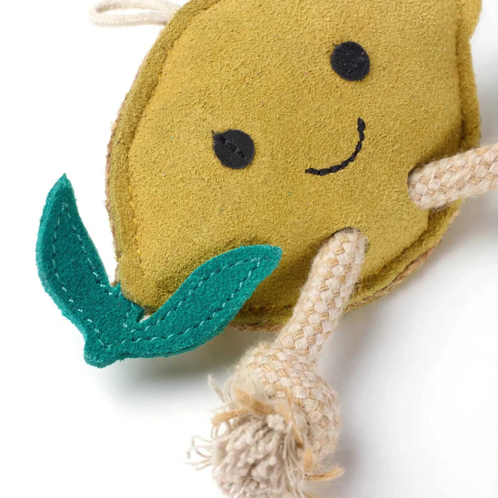 Green & Wilds | Eco Dog Toy - Libby the Lemon