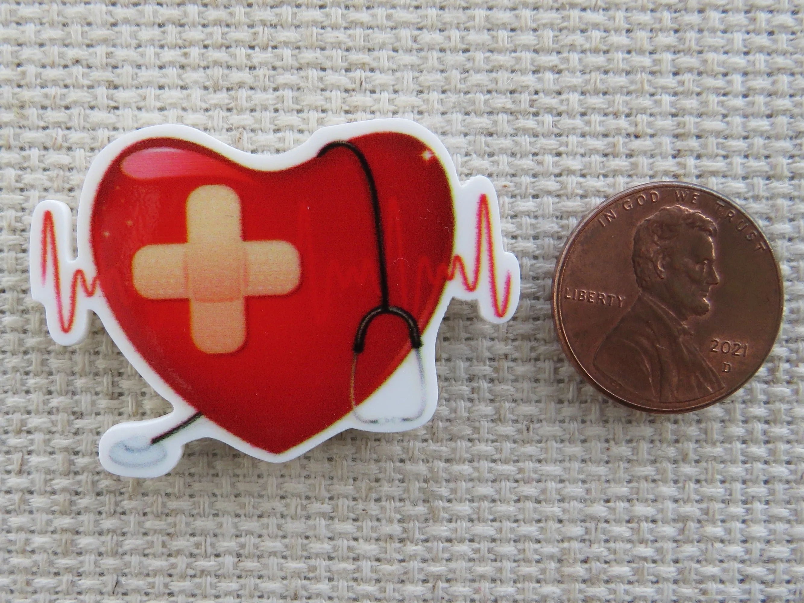 Heart Health Needle Minder, Cover Minder, Magnet