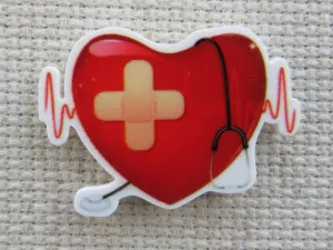 Heart Health Needle Minder, Cover Minder, Magnet