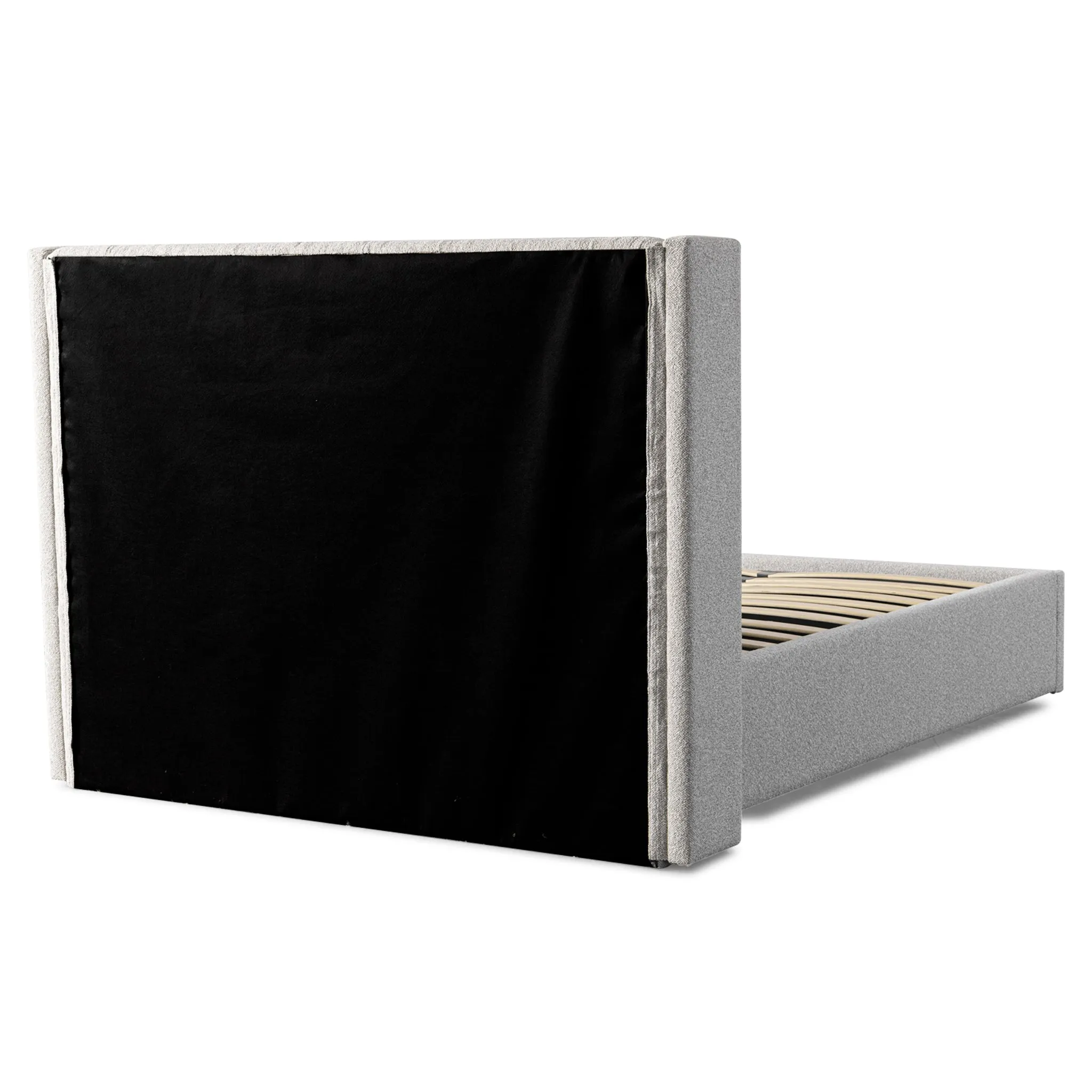 Hillsdale Wide Base Queen Bed Frame - Clay Grey