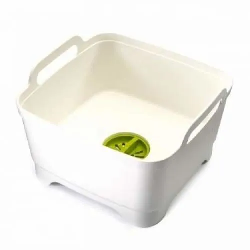 Joseph Joseph Washing & Drain Bowl White/Green