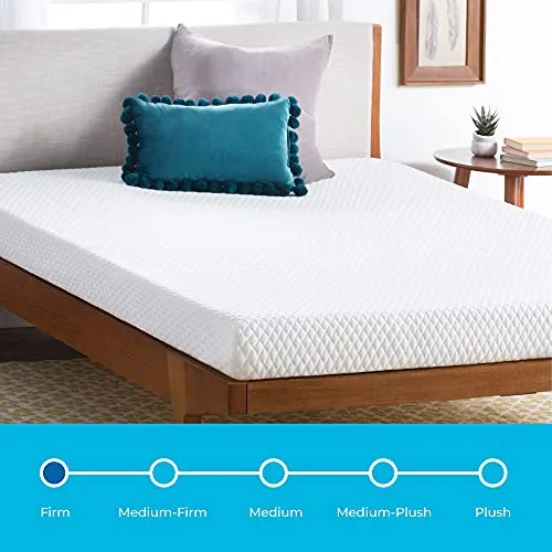 Linenspa 5 Inch Gel Memory Foam Mattress, Firm Mattress, Low Profile Bed Twin 5 Inch Mattress