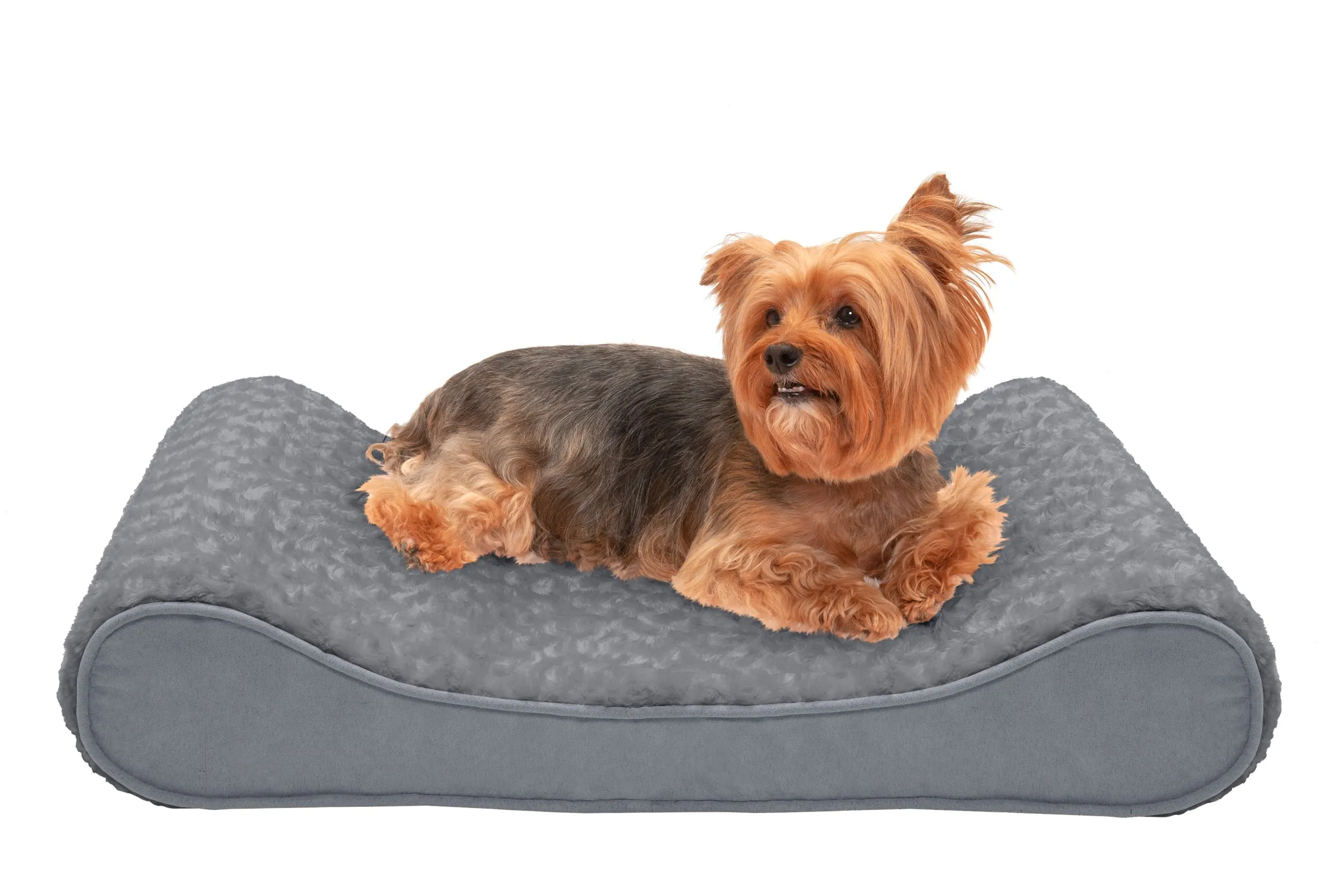 Luxe Lounger Contour Dog Bed - Ultra Plush