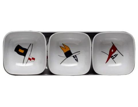 Marine Business Regata Snack Set Melamine - 27 x 9cm