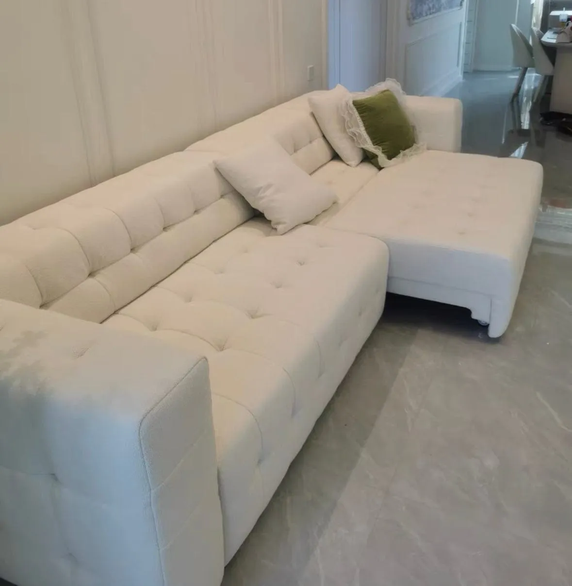 Mercier Boucle Electric Sofa Bed