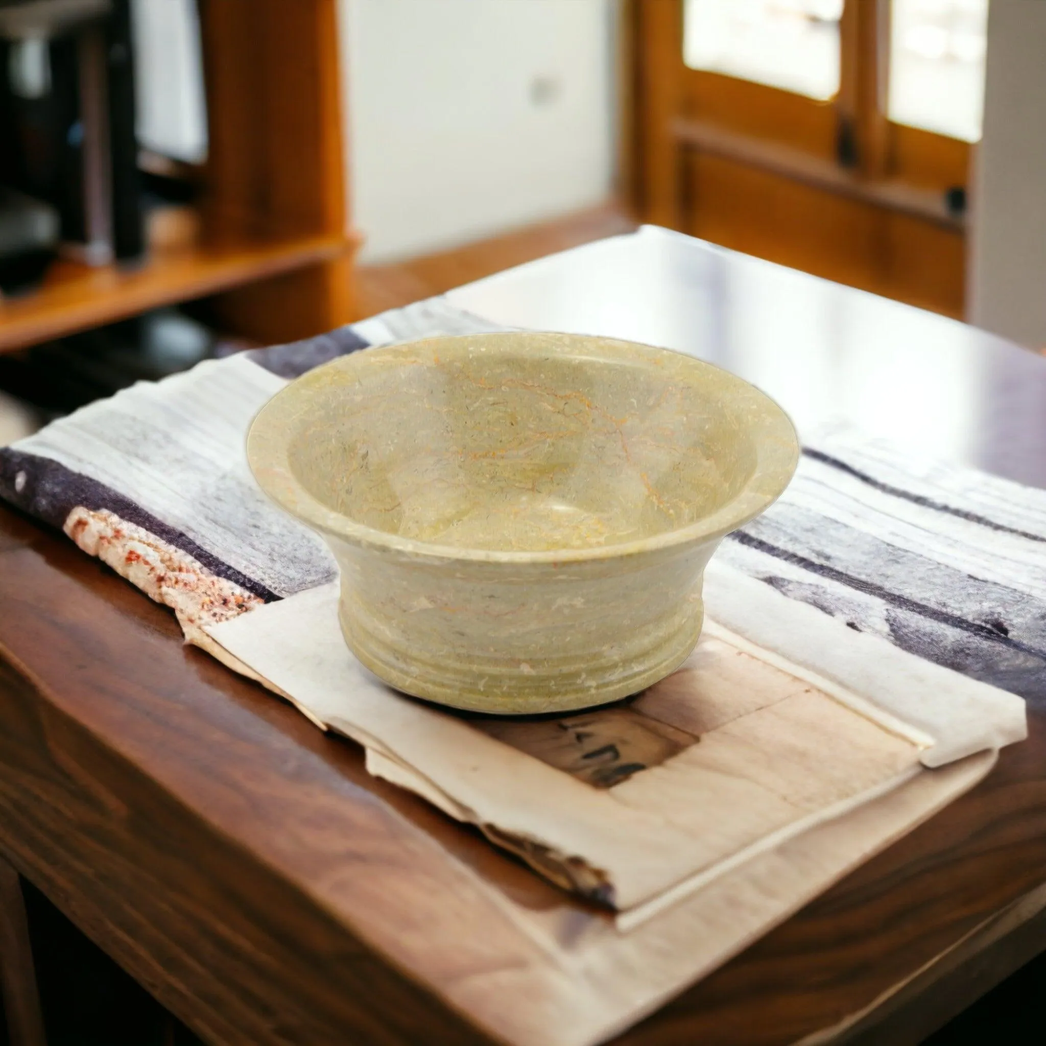 Modern Fruit Bowl - Sahara Beige Mable 8 inch Bowl