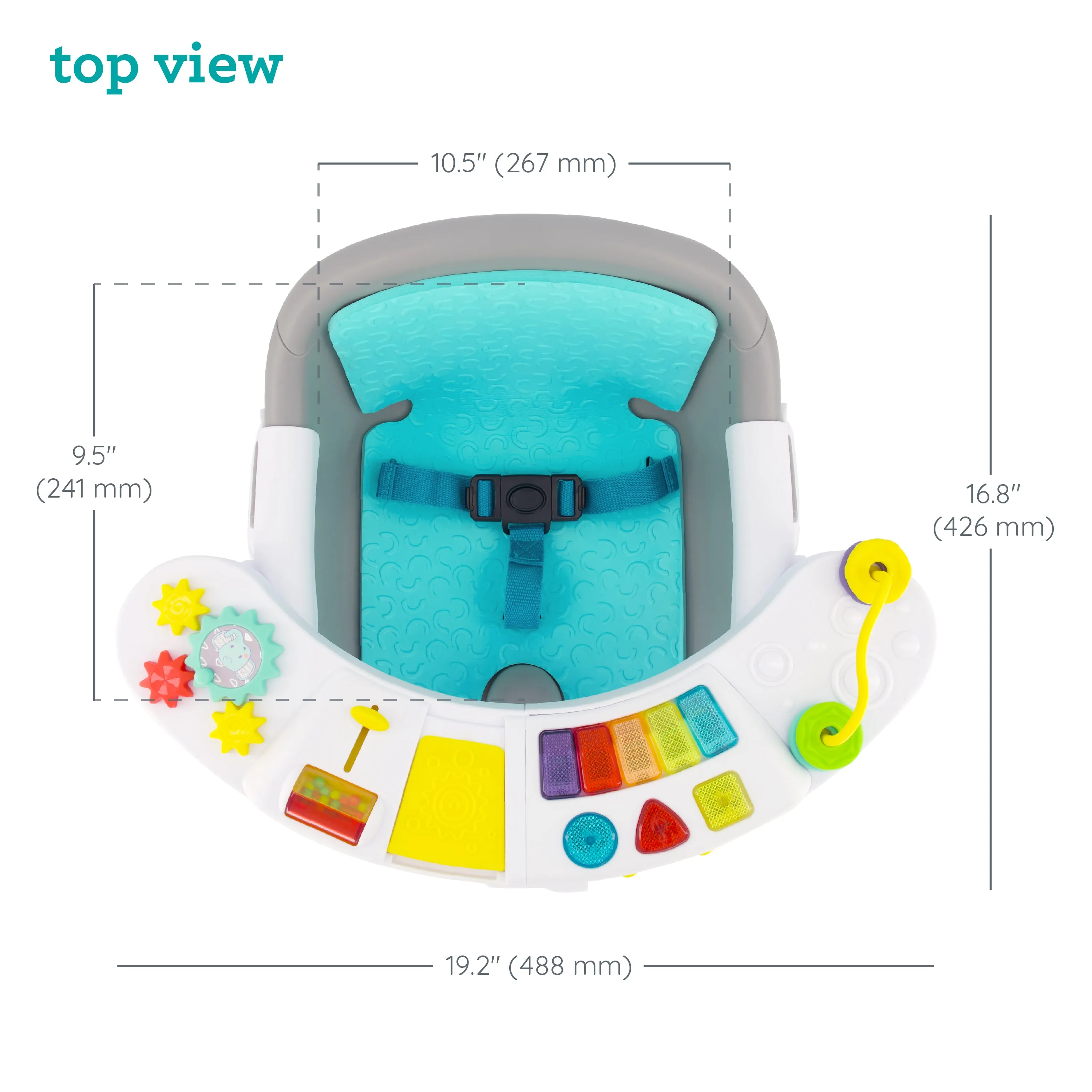 Music & Lights 3-in-1 Discovery Seat & Booster