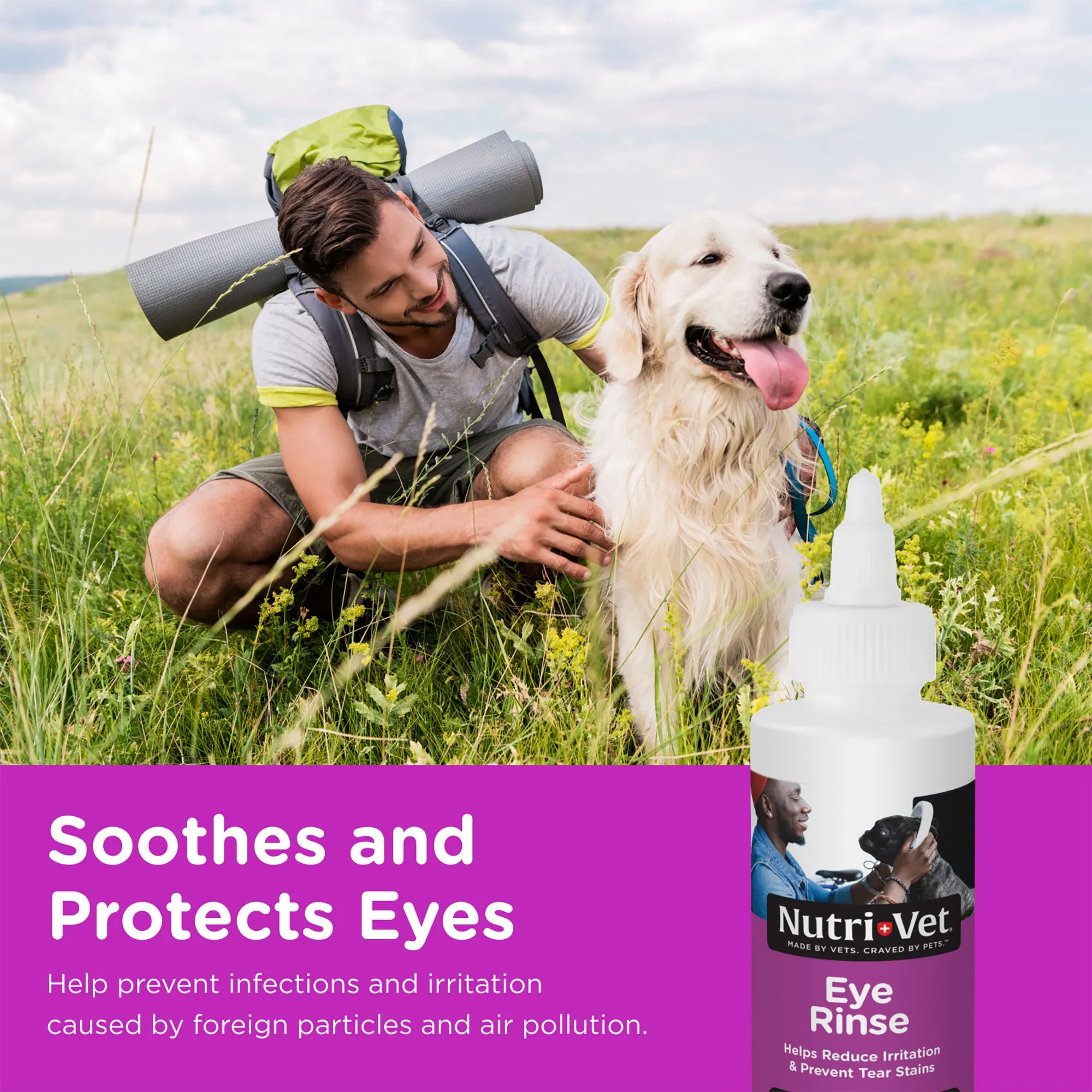 Nutri-Vet Eye Rinse Liquid 4 Ounce