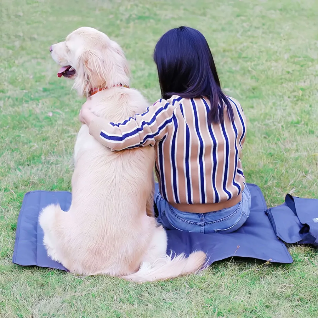 Portable Pet Blanket With Folding Storage Bag