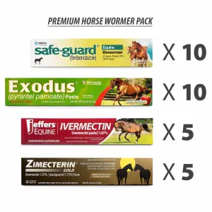 Premium Horse Wormer Kit for 5 Horses