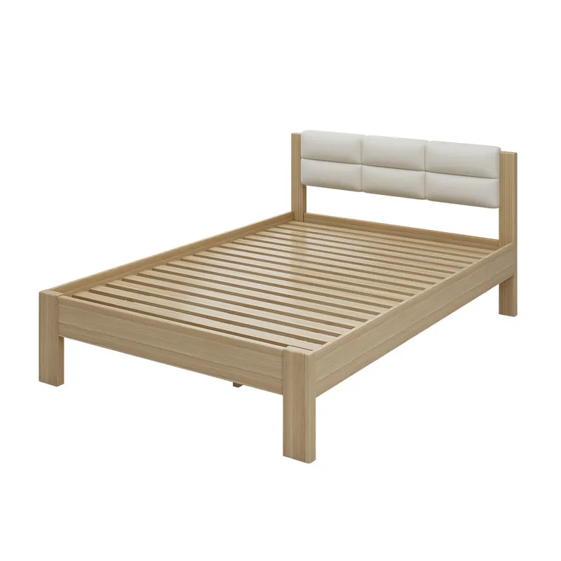 Raka Beige and Natural Queen Bed