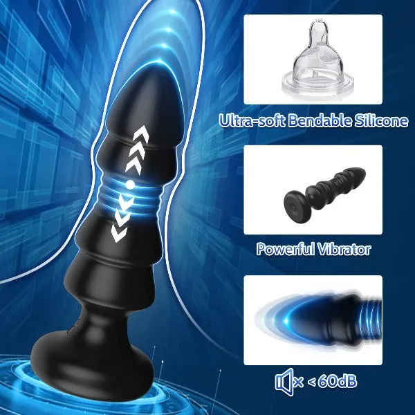 Here’s an optimized title for your e-commerce product:

Remote-Controlled Thrusting Anal Vibrator and Vibrating Panties Sex Toy for Couples - Pleasurable Butt Plug for Men and Women