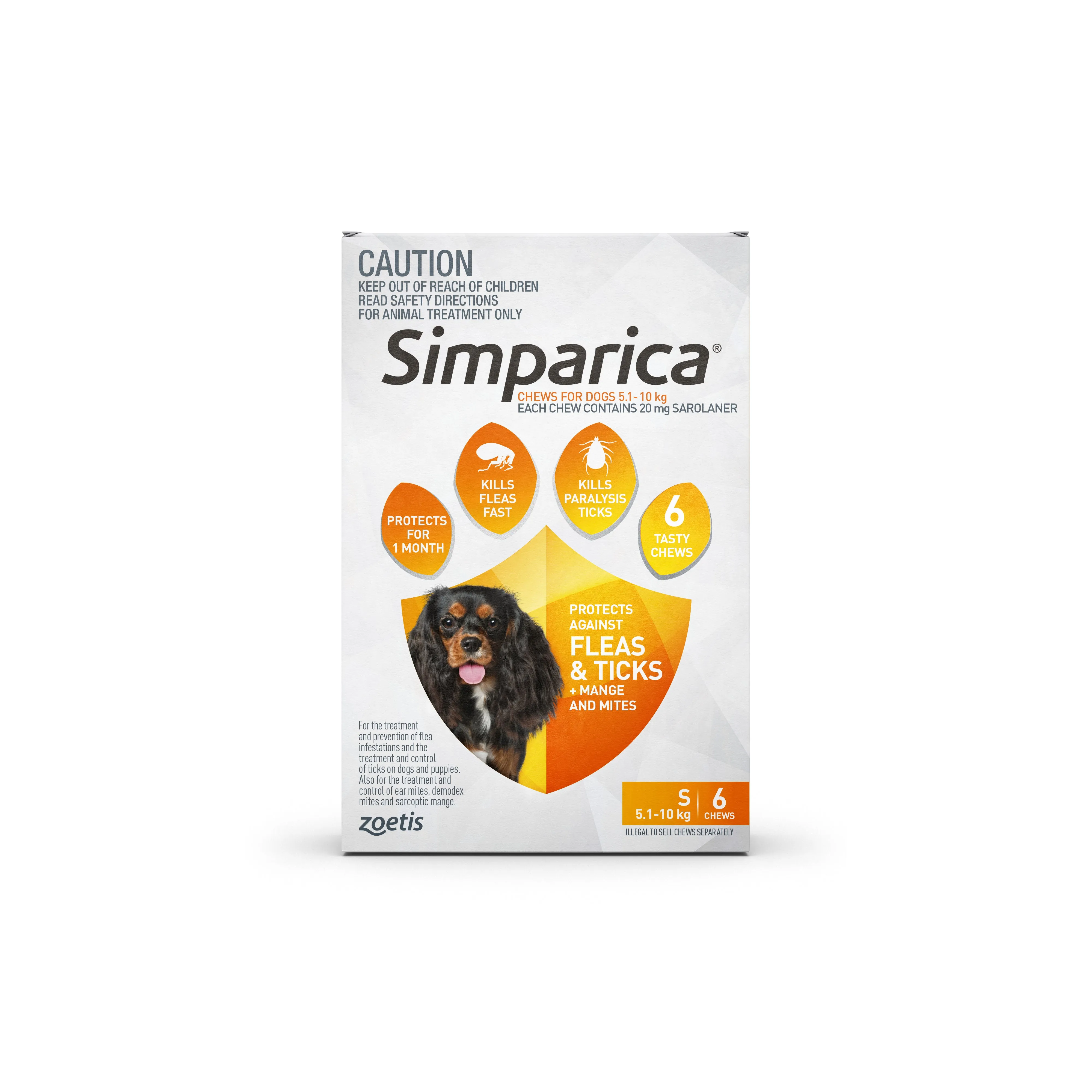 Simparica Small Dog Chews 5.1-10kg