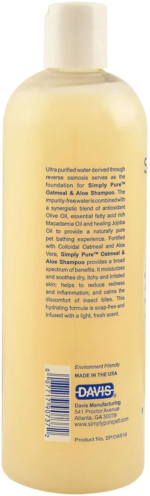 Simply Pure Oatmeal & Aloe Shampoo